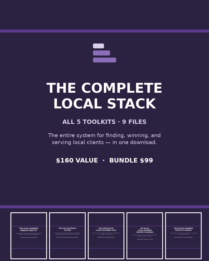 The Complete Local Stack — All 5 Toolkits