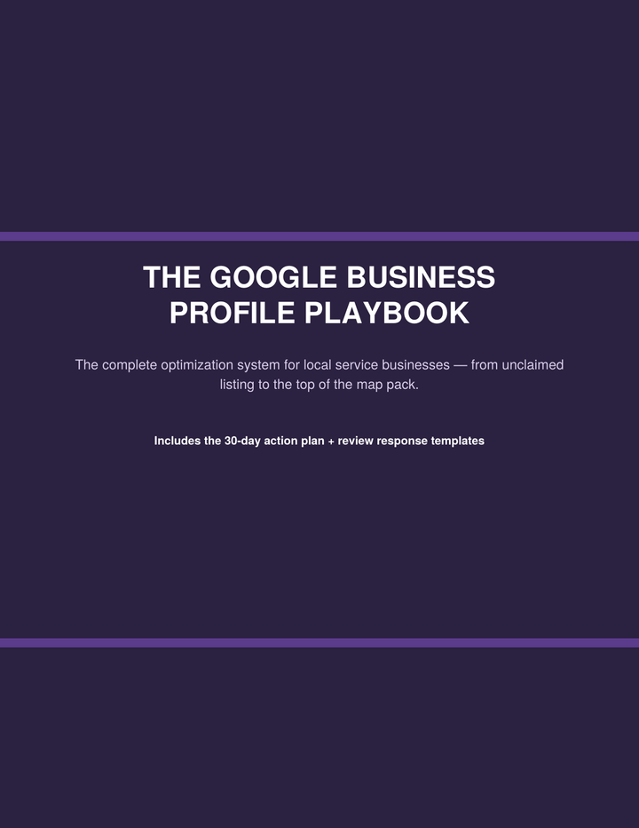 The Google Business Profile Playbook